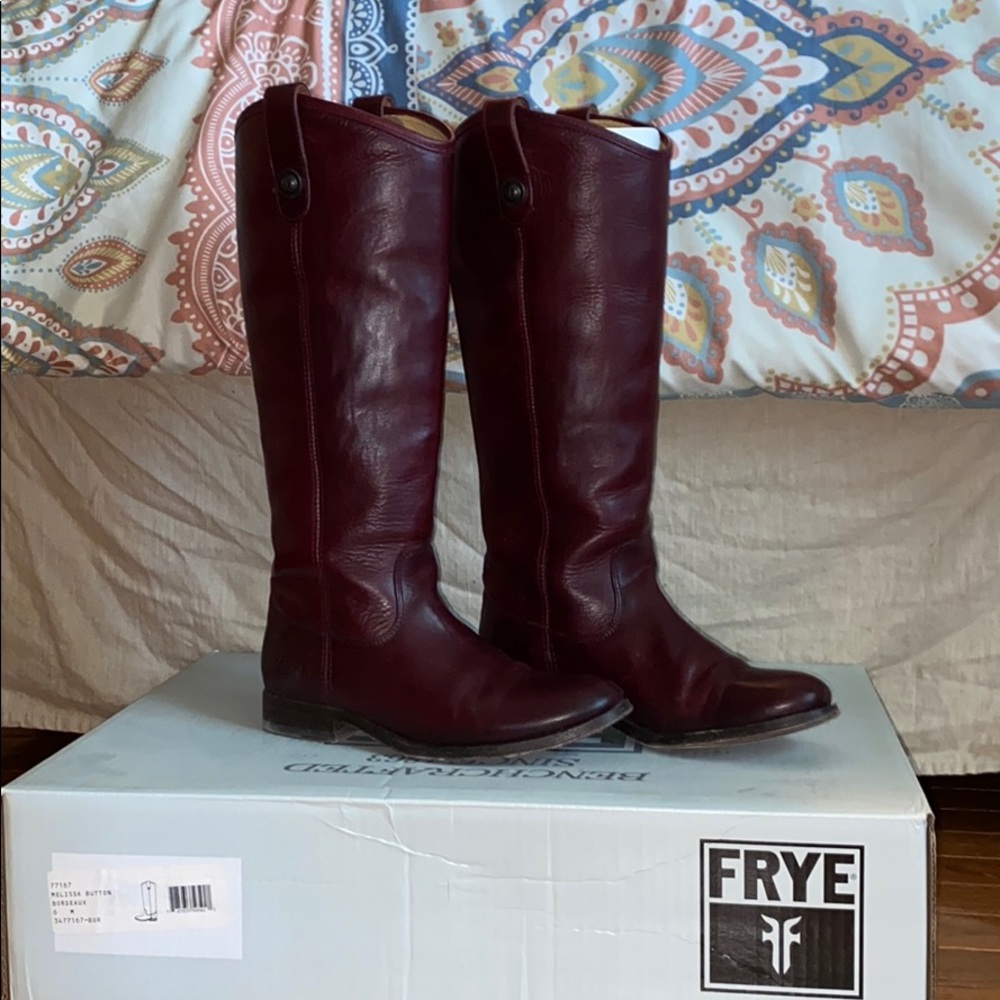 Melissa Button Bordeaux